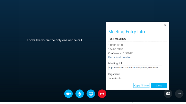join skype meeting link not working
